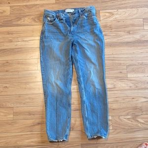 Abercrombie and Fitch High Rise Mom Jeans sz 8/29